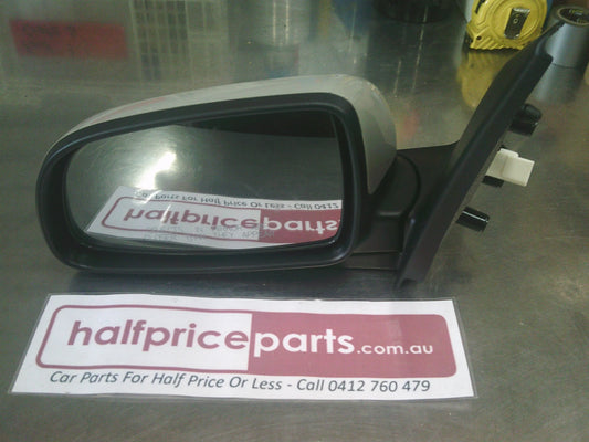 Holden TK Barina Genuine Left Hand Front Door Electric Mirror (Unpainted) New Part