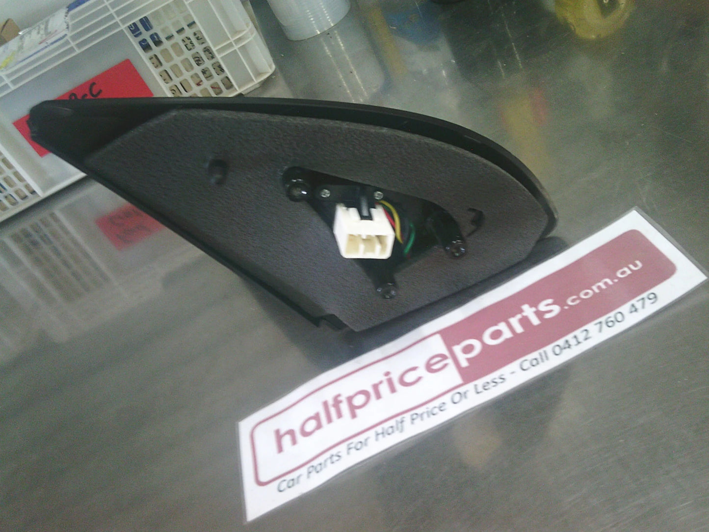 Holden TK Barina Genuine Left Hand Front Door Electric Mirror (Unpainted) New Part