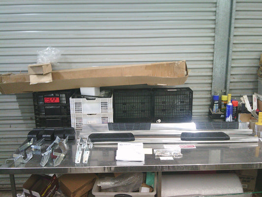 Kia Sportage Genuine Alloy Platinum Side Step Complete Kit With Instructions New Part