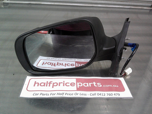 Toyota Yaris Hatch Back Genuine Left Hand Outer Electric Door Mirror Assembly VGC Used Part