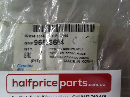 Holden TK Barina Genuine Automatic Transmission Oil Cooler Hose New Part