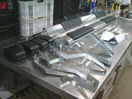 Kia Sportage Genuine Alloy Platinum Side Step Complete Kit With Instructions New Part