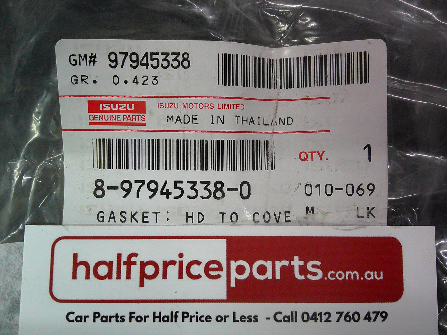 Holden RC Colorado/RA Rodeo Genuine Rocker Cover Gasket New Part