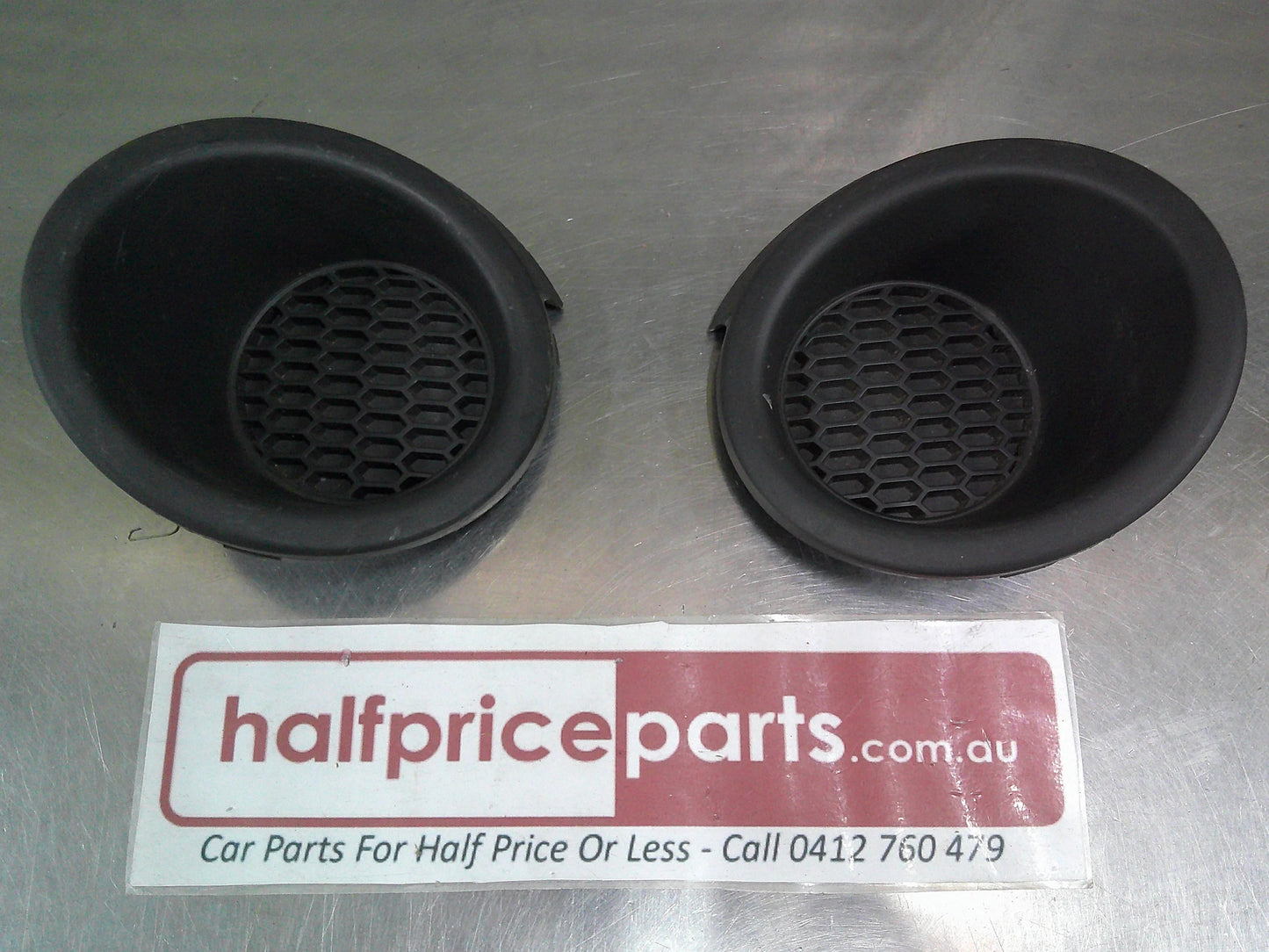 Holden CG Captiva Genuine Left Hand Right Hand Fog Light Covers Used Part