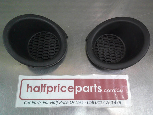 Holden CG Captiva Genuine Left Hand Right Hand Fog Light Covers Used Part