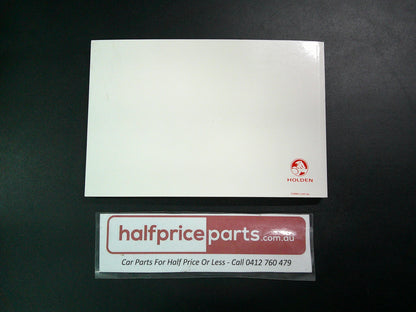 Holden CG Captiva 7 Series 2 Genuine Owners Manual New Part