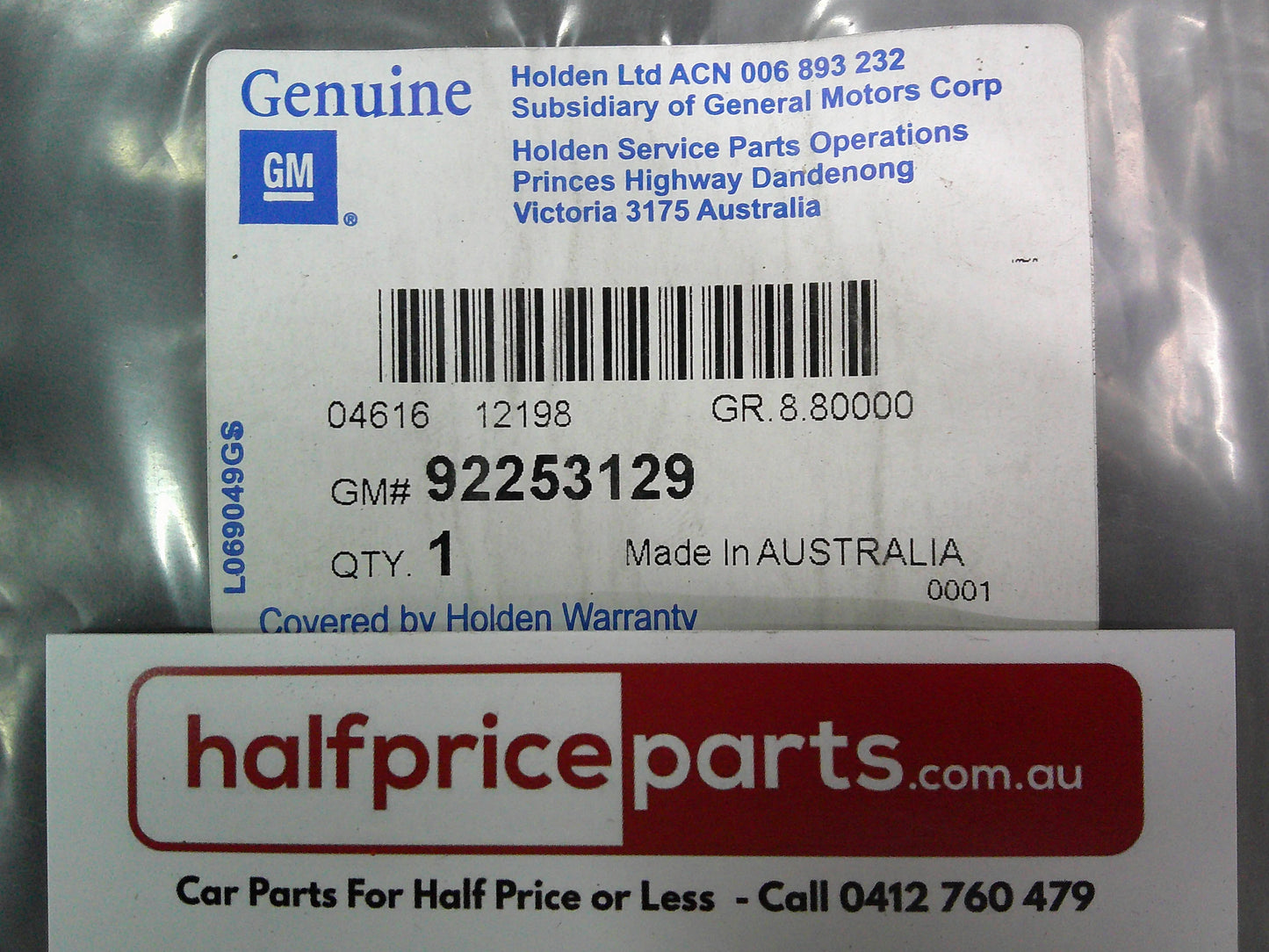 Holden CG Captiva 7 Series 2 Genuine Owners Manual New Part