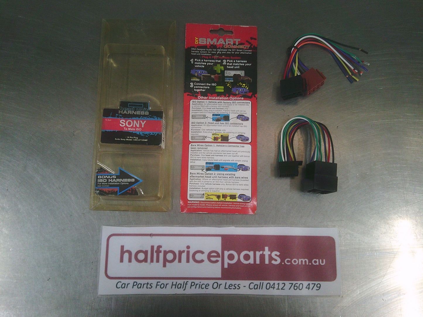 DNA AWHSP 1 Sony 16 Pin To ISO Harness New Part
