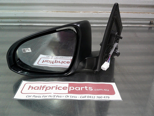 Toyota Corolla Sedan Genuine Left Hand Outer Electric Side Mirror Assembly (No Scalp) New Part