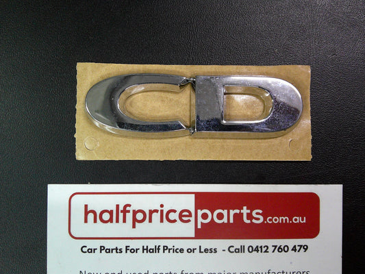 Holden AH Astra Genuine Chrome Rear CD Emblem New Part