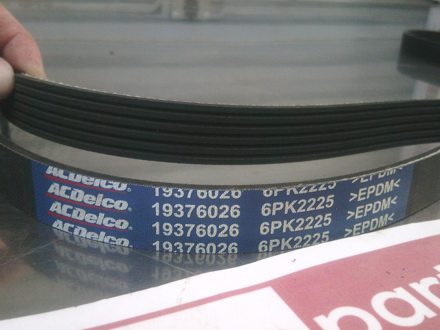 ACDelco Drive Belt Suits Ford Mondeo/Holden Commodore/Crewman/ Jeep Wrangler/ Mercedes-Benz/ Ssangyong New Part