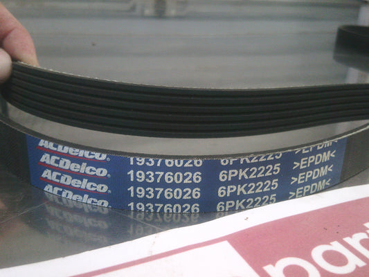 ACDelco Drive Belt Suits Ford Mondeo/Holden Commodore/Crewman/ Jeep Wrangler/ Mercedes-Benz/ Ssangyong New Part