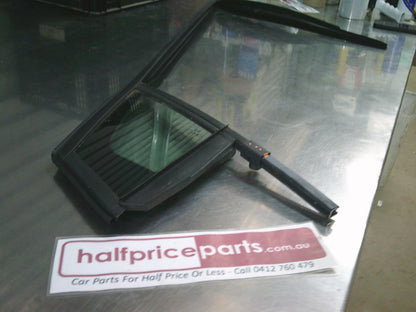 Holden PJ Astra Genuine Left Hand Front Window Channel And Quarter Glass New Part