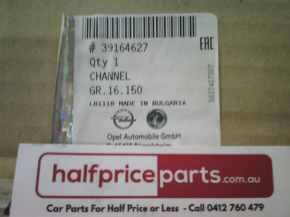 Holden PJ Astra Genuine Left Hand Front Window Channel And Quarter Glass New Part