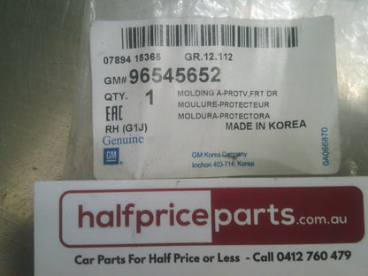 Holden Viva/ Daewoo Lacetti Genuine Drivers Door Moulding New Part