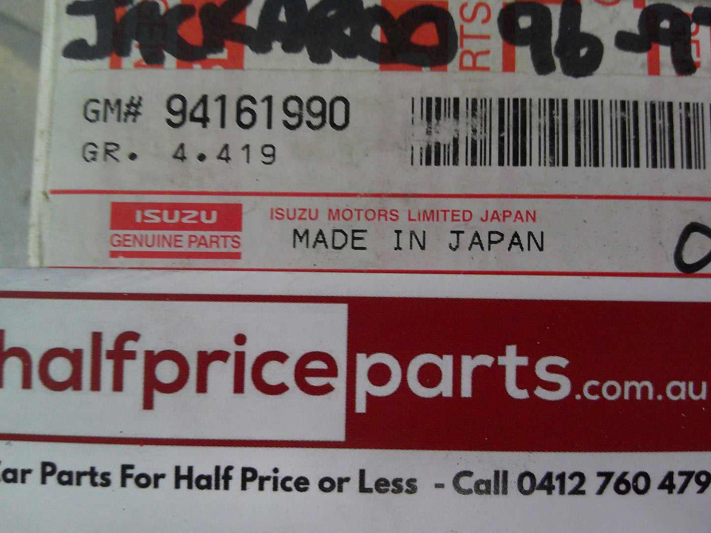 Holden Jackaroo Genuine Automatic Needle Bearing New Part