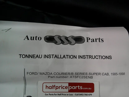 Ford Courier/Mazda B-Series Super Cab Tonneau Cover Kit (Bungee Rope) New Part