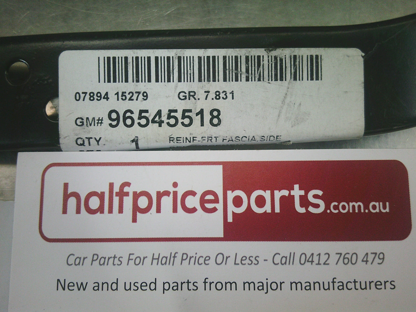 Holden TK Barina Genuine Left Hand Rear Bumper Side Reinforcement Bracket - New Part
