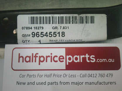 Holden TK Barina Genuine Left Hand Rear Bumper Side Reinforcement Bracket - New Part
