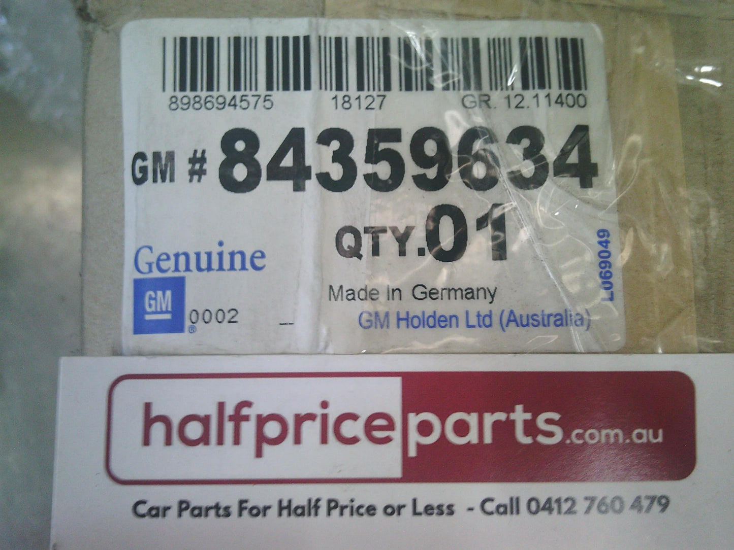 Holden ZB Commodore Genuine Electric Power Steer Rack Motor New Part