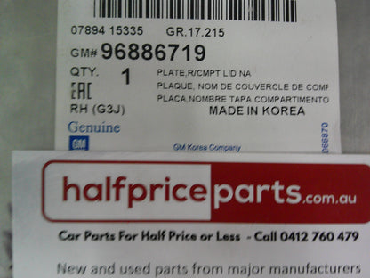 Holden JG/JH Cruze Genuine Boot CDX Chrome Emblem New Part