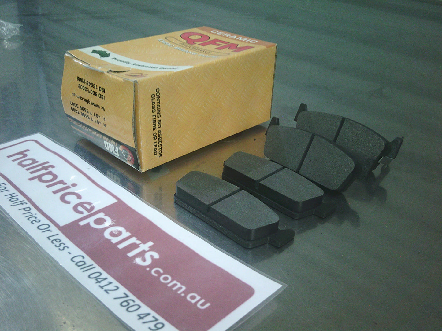 QFM / Bendix Performance Ceramic Rear Set Brake Pads Suits Nissan Skyline / Stagea New Part