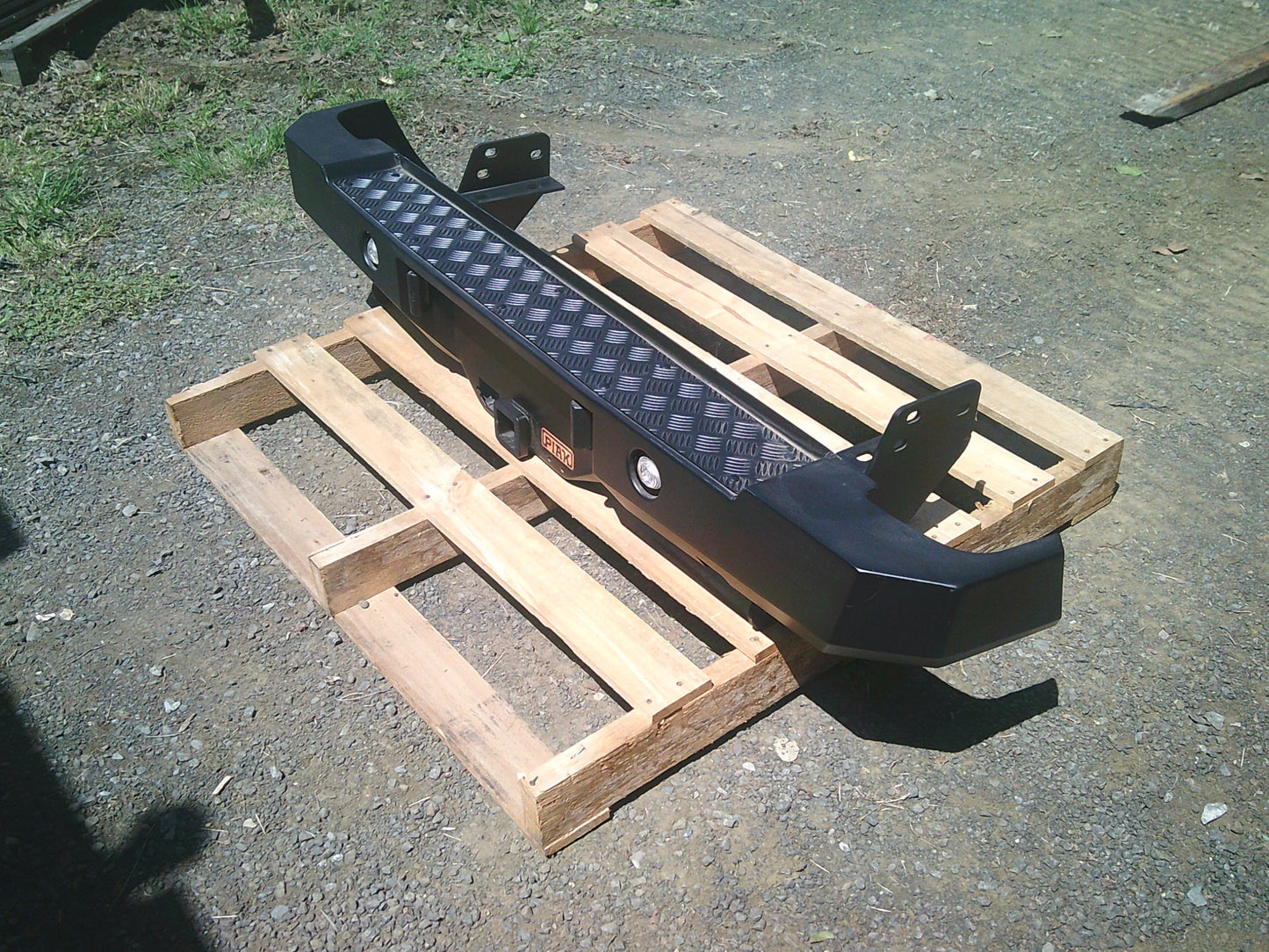Piak Premium Steal Rear Step And Tow Bar Suits Toyota Hilux With Tub (Step And Bar Only No fitting Kit)  New Part