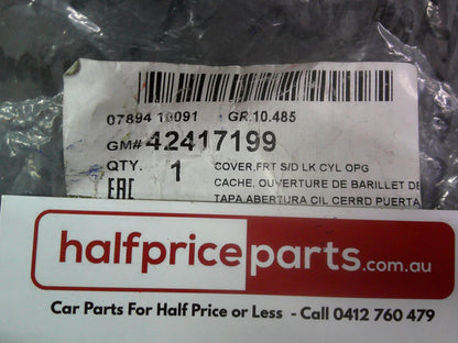 Holden Barina Spark Genuine Right Hand (Drivers) Front Door Lock Cap New Part