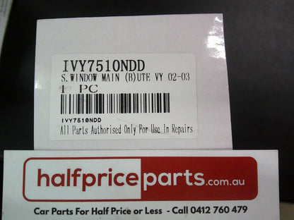 SSS Auto Front Power Window 2 Button Suits Holden VY/VZ Ute New Part