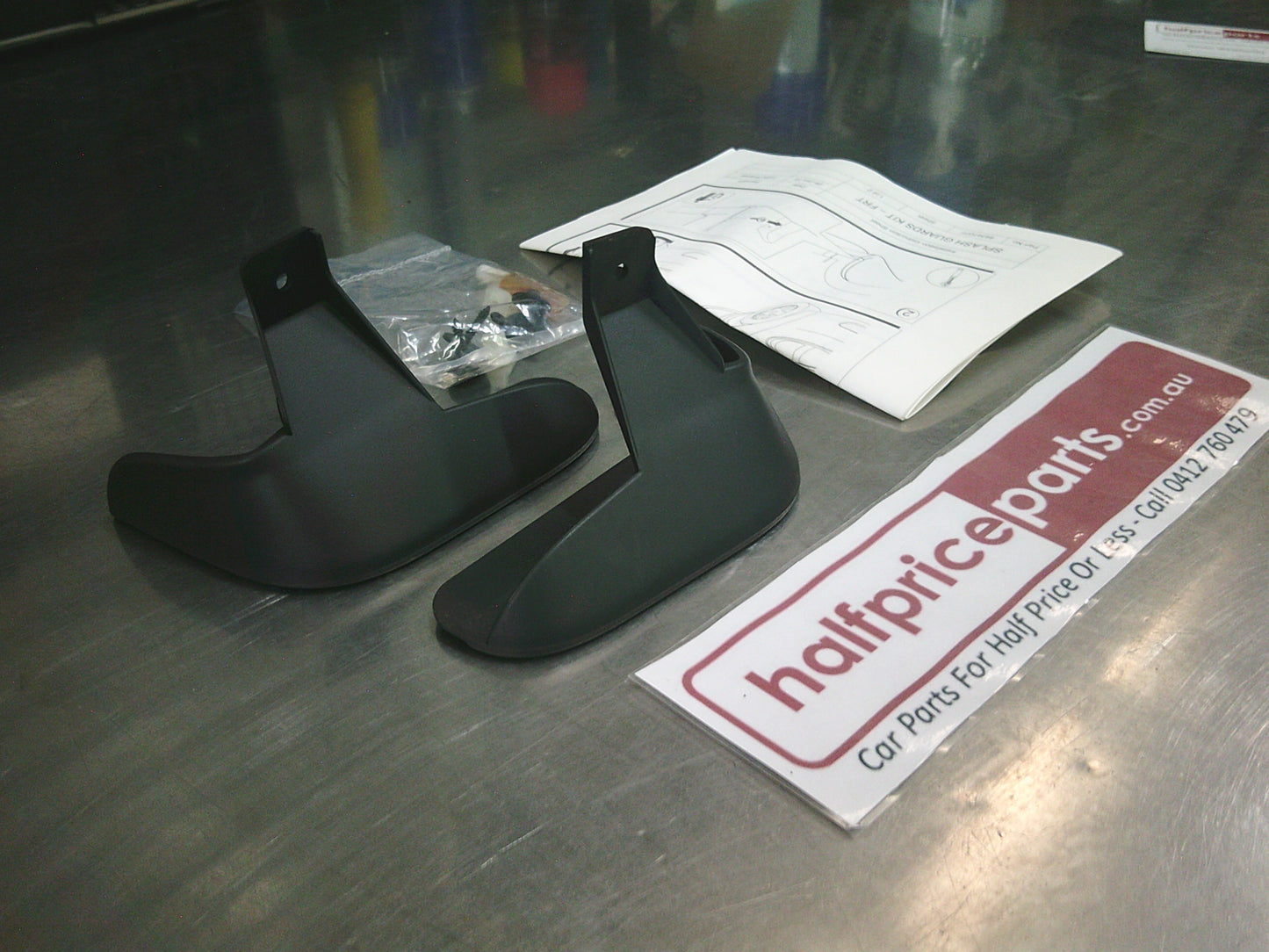 Holden Barina Spark Genuine Front Moulded Mud Flap Set - New Part