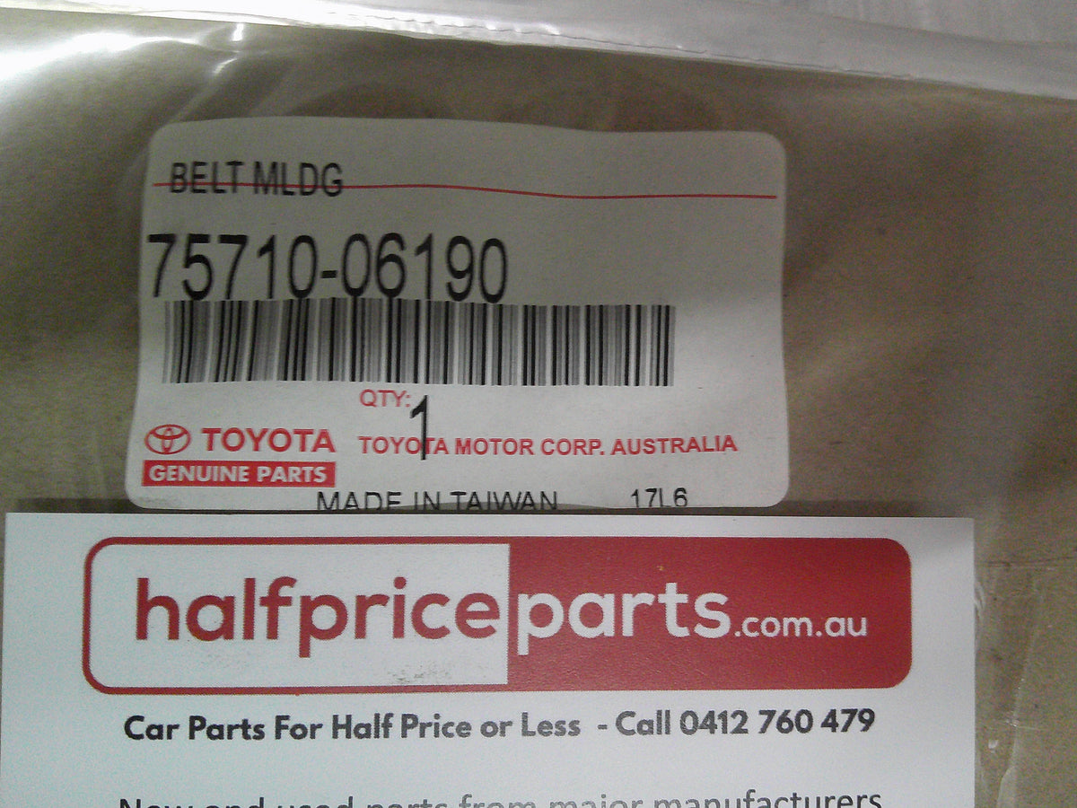Toyota Camry/Aurion Genuine Right Hand Front Door Chrome Moulding Belt New Part