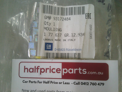 Holden Astra G/Zafira A Genuine Rear Lower Boot Lid Moulding Chrome New Part