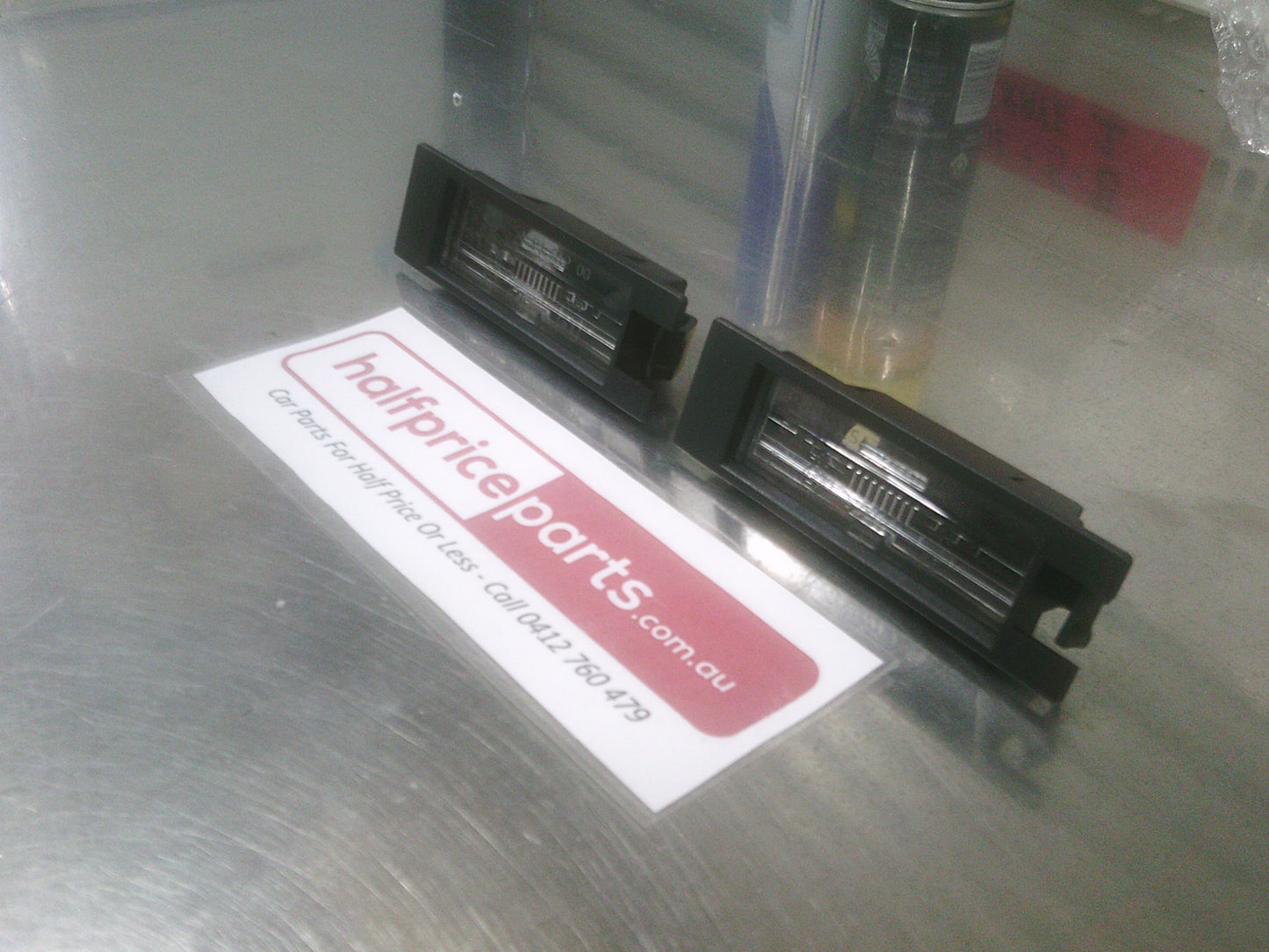 Holden AH Astra Genuine Number Plate Light Pair Used Part