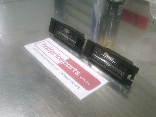 Holden AH Astra Genuine Number Plate Light Pair Used Part