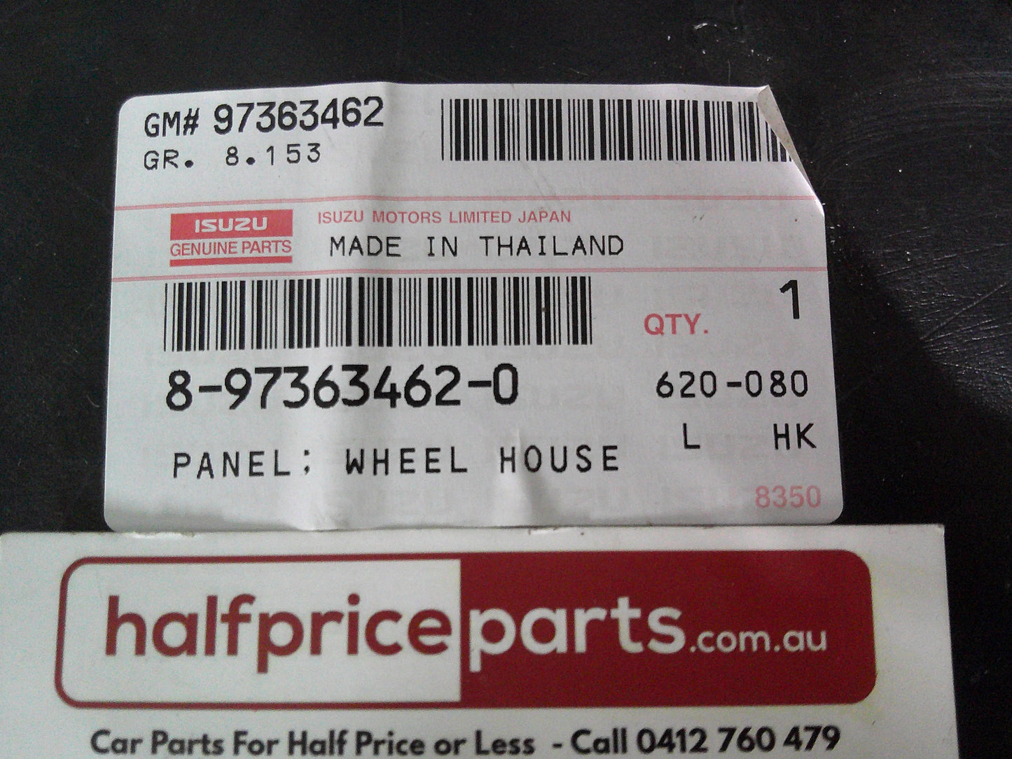 Holden RC Colorado Genuine Left Hand Front Inner Wheel Liner New Part