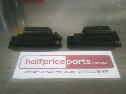 Holden AH Astra Genuine Number Plate Light Pair Used Part