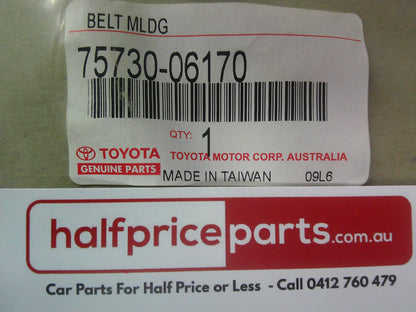 Toyota Camry/Sportivo/Aurion Genuine Right Hand Rear Door Chrome Belt Moulding New Part