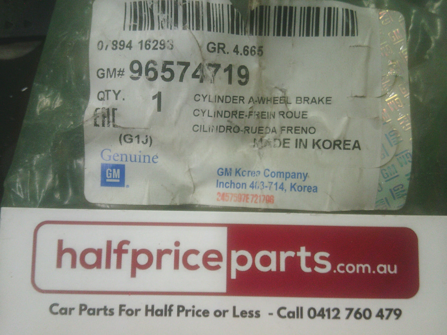 Holden TK Barina Genuine Wheel Cylinder New Part