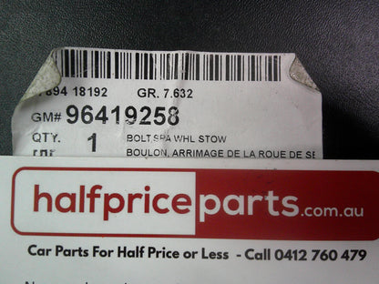 Holden TM Barina Genuine Spare Tyre Bolt Holder New Part