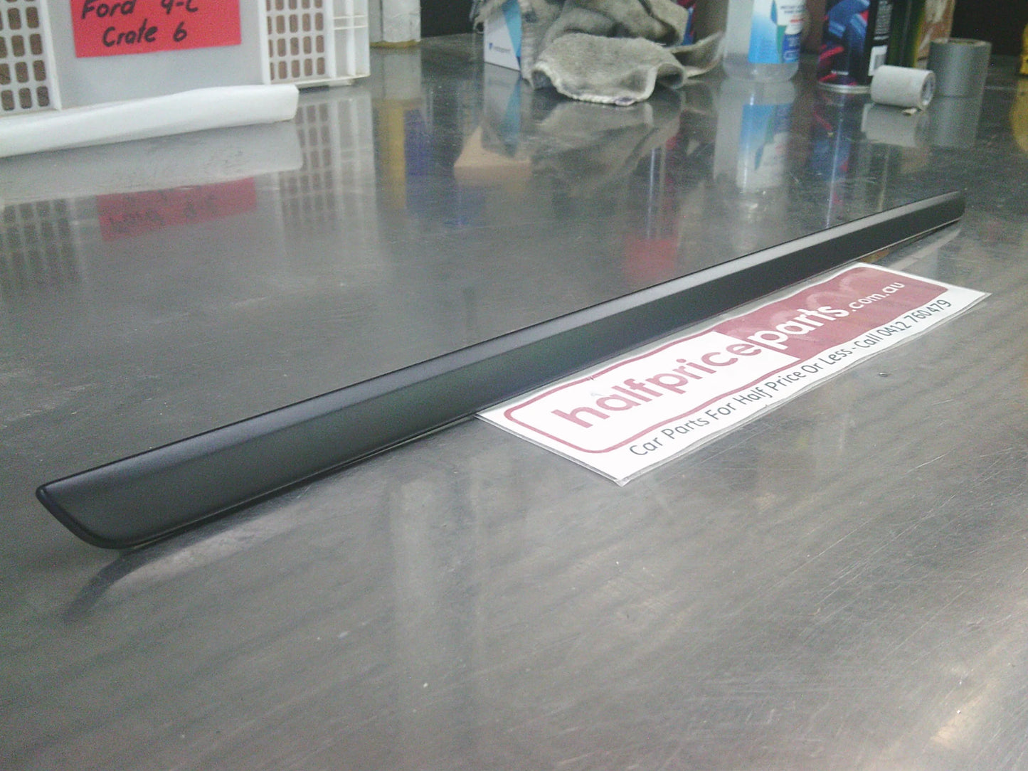 Holden HSV VE/WM Statesman Genuine Left Hand Rear Bumper Rub Strip (Pitch Black) New Part