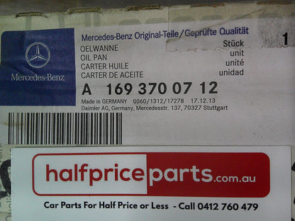 Mercedes Benz A-Class/B-Class Genuine Transmission Oil Pan New Part