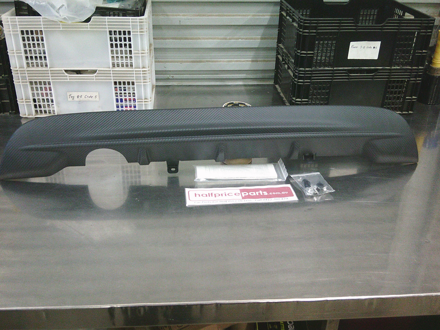 Holden MP Spark LS-LT Genuine Rear lower Bar Moulding Carbon Look - New Part