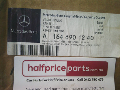 Mercedes Benz ML Genuine Left Side Skirt Trim (Unpainted Grey) New Part