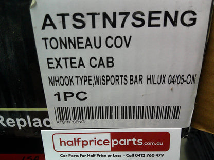 Toyota N70 Hilux Extra Cab Suits SR5 Sports Bar Tub Tonneau Kit (Bungee Clips) New Part