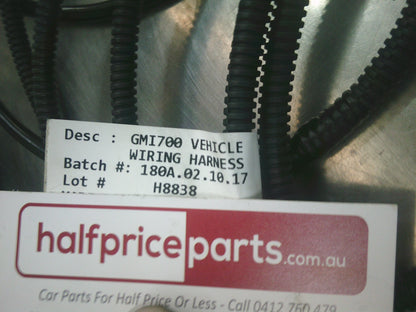 Holden Colorado Driving Light Wiring Harness Only -  New Part