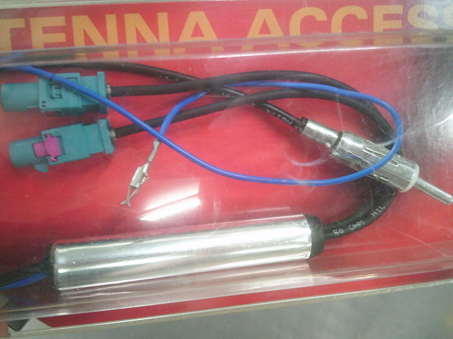 DNA Dual Amp Male Fakra To Standard Male Antenna New Part