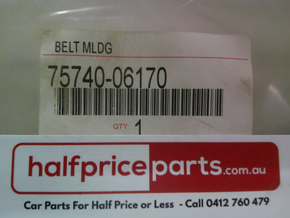 Toyota Camry Sedan Genuine Left Hand Rear Chrome Belt Molding New Part.
