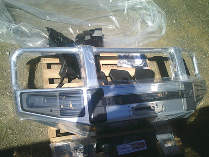 Toyota Landcruiser 300 Series GX/GXL/VX/Sahara ZX/GR-S Genuine Polished Alloy Bull Bar New Part