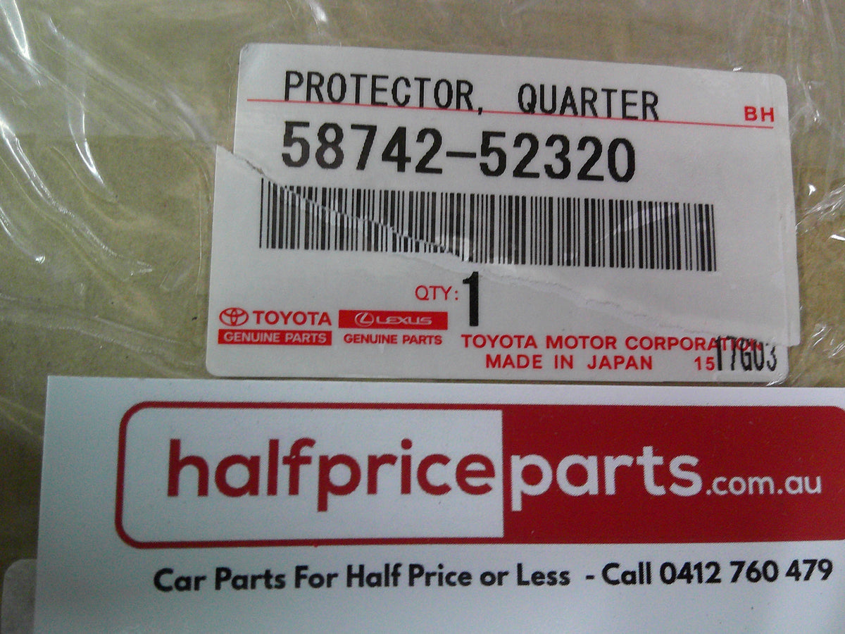 Toyota Yaris Genuine Front Left Hand Quater Panel Protector New Part