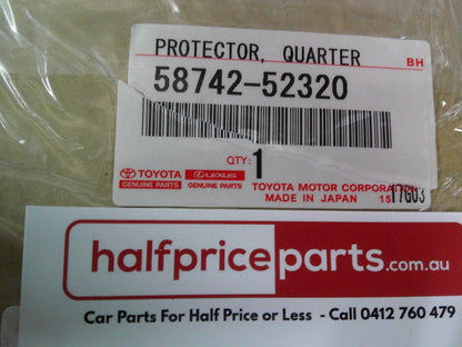 Toyota Yaris Genuine Front Left Hand Quater Panel Protector New Part